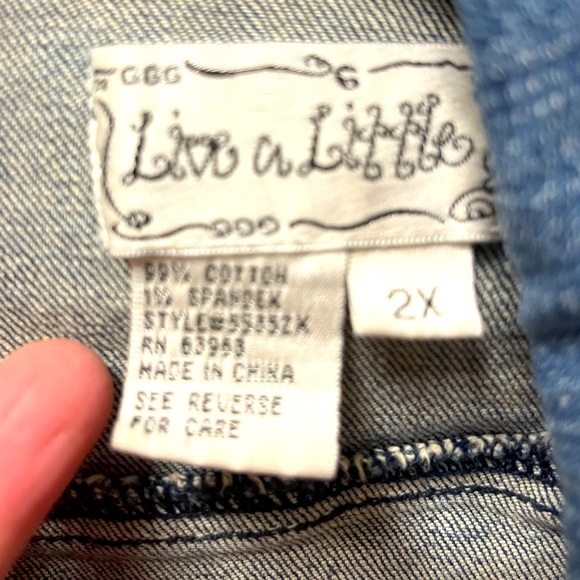 Pre loved denim jacket 2xl - Picture 3 of 4